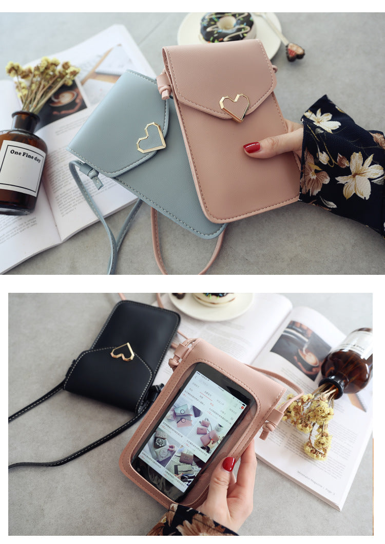 women's spring&summer pu leather fashion phone wallet