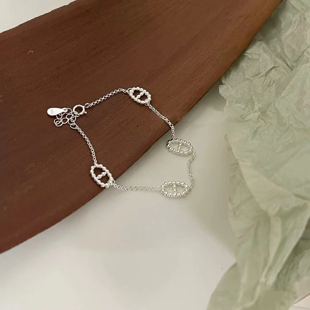 925 Sterling Silver Bracelets Simple Style