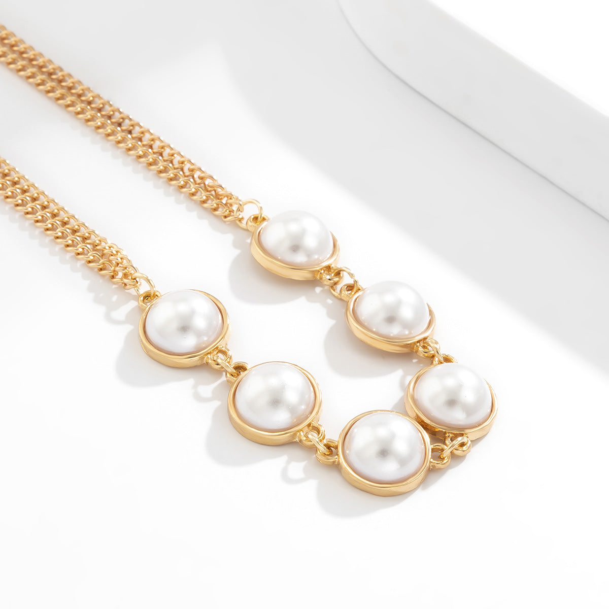 Sexy Metal jäljitelmä Pearl Chain Bikinivaatteiden vyötäröketju