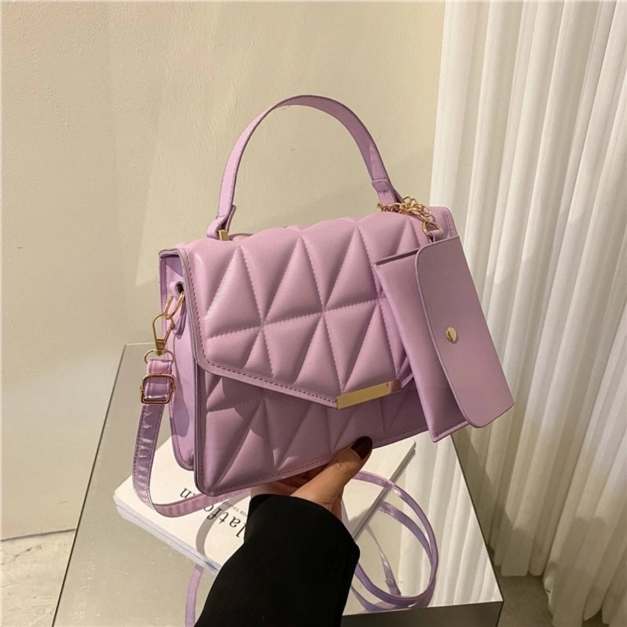 women's medium pu leather fashion bag sets