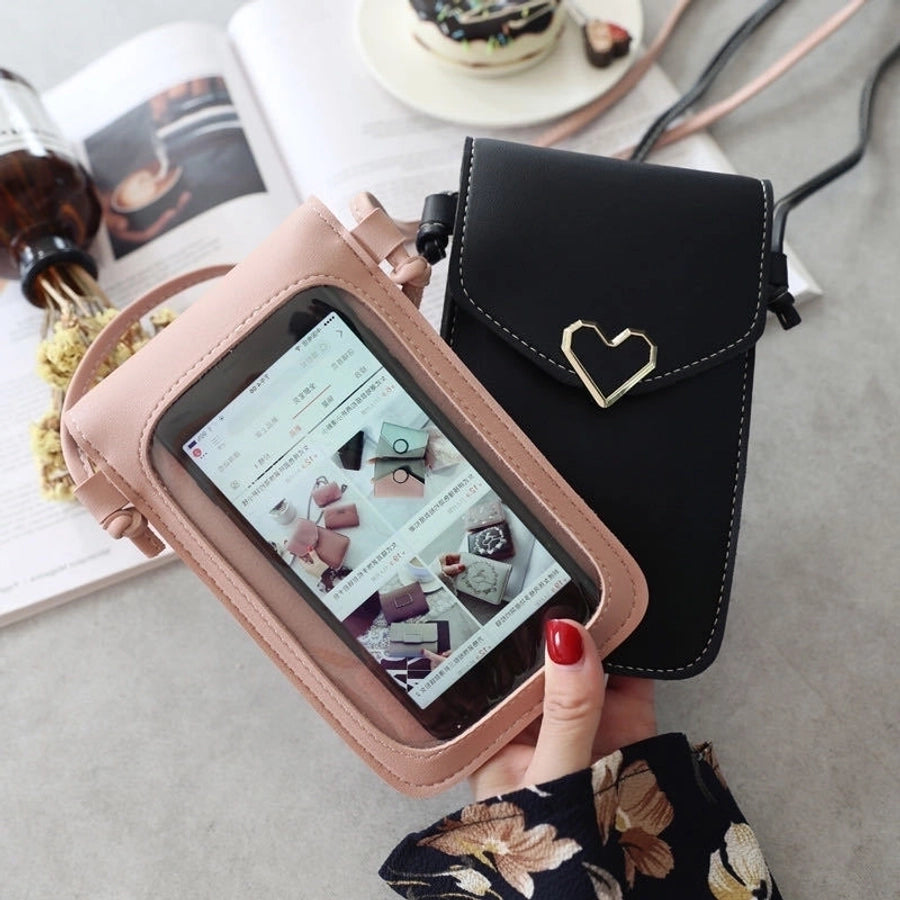 women's spring&summer pu leather fashion phone wallet