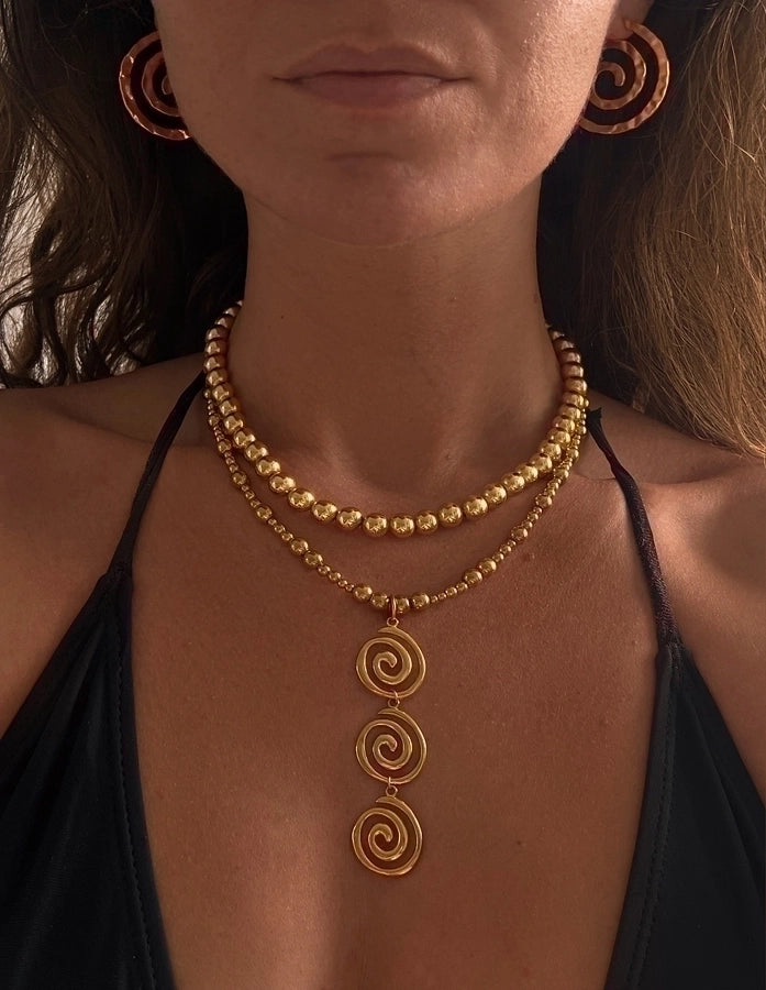 IG Style 18K Gold Plated Plating Stainless Steel Necklaces