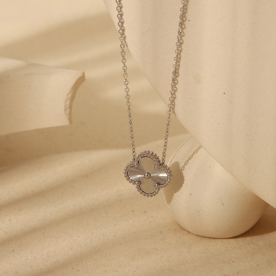 Four Leaf Clover 18K Gold Plated Plating Bracelets Necklace